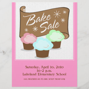 Volantes de venta de pasteles