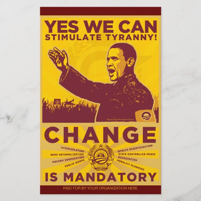 Volantes del evento Obamunist (Frente)