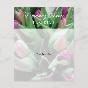 Volantes personalizados para floristería