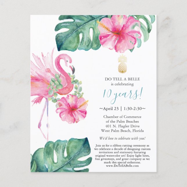 Volantes tropicales (Frente)