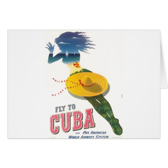 Volar a Cuba vacaciones en las Islas Tropicales (Anverso (Horizontal))