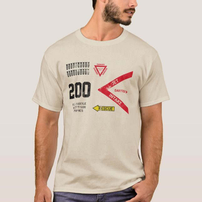 Volar al más alto estilo con esta camiseta de comb (Anverso)