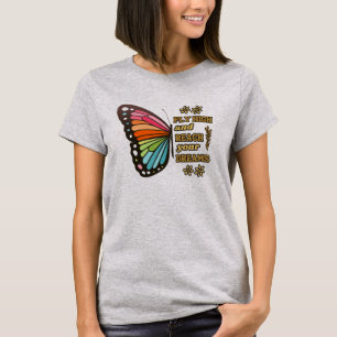 Volar alto y alcanzar tu sueña camiseta