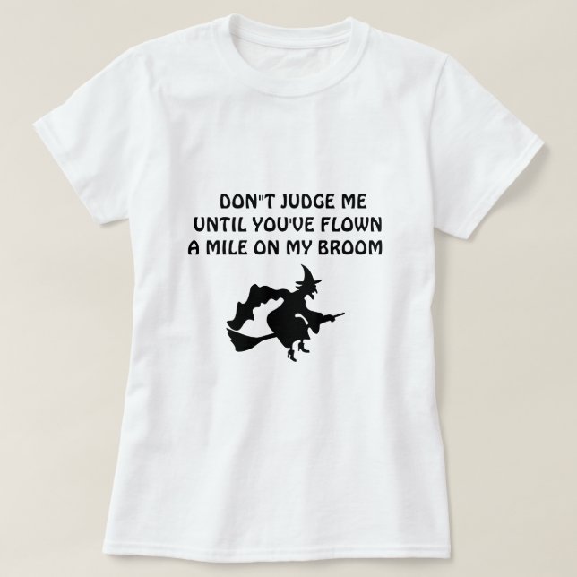 volar mi camiseta de escoba (Diseño del anverso)