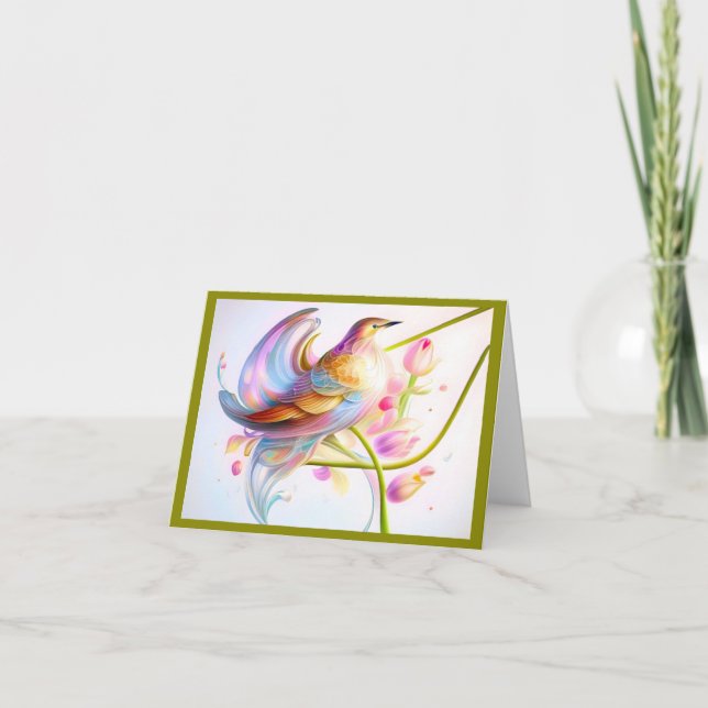 Volaré por la tarjeta de nota (2) (Anverso)