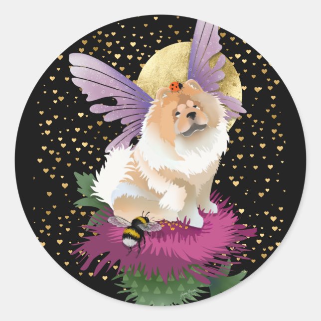 VOLARME A LA LUNA - elegir tamaño - Pegatina redon (Anverso)