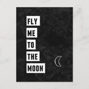 Volarme a la tarjeta postal de la luna