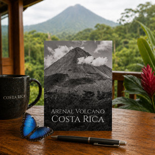 VOLCÁN ARENAL Costa Rica Tarjeta Postal de Lugar F