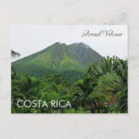 Volcán Arenal, postal de Costa Rica