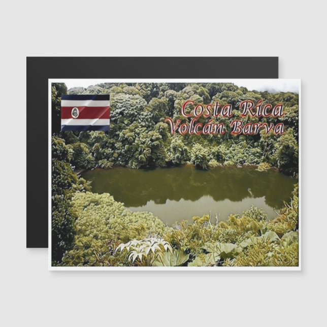 Volcán Barva - Costa Rica - (Anverso/Reverso)