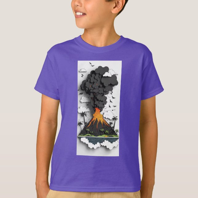Volcán de camiseta (Anverso)