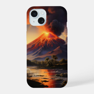 Volcán en erupción