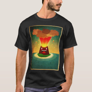 Volcán feliz, camiseta feliz