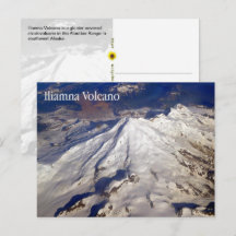 Volcán Iliamna, Cordillera Aleutiana, AK - postal