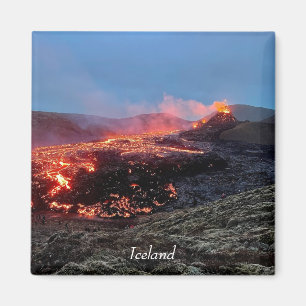 Volcán Islandia - imán