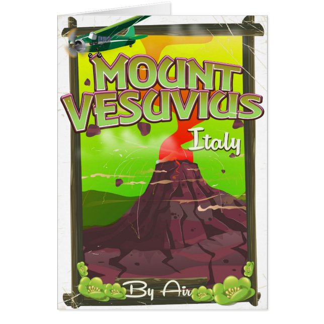 Volcán personalizado italiano Monte Vesubio (Frente)