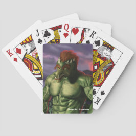 Volcán Troll Vacaciones Fantasía Cartas de Arte