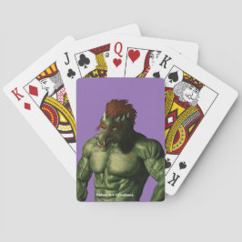 Volcán Troll Vacaciones Retrato Cartas de Arte Fan