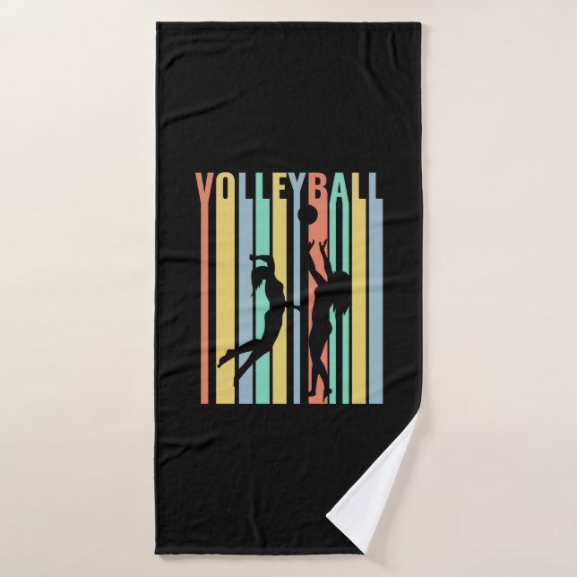 Voleibol Beachvoleibol Retro (Toalla de baño)