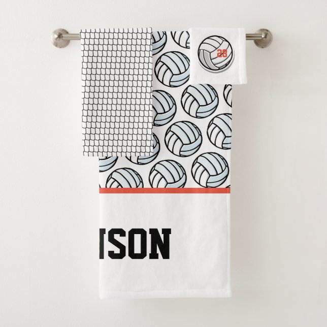 Voleibol Deportes Baño Decoración NOMBRE Número Di (In situ)