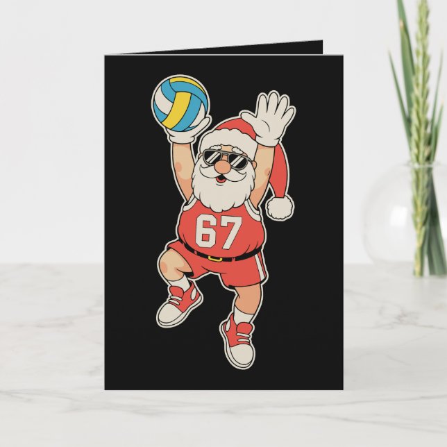 Voleibol Santa Meme Navidad Deporte Xmas Fiesta (Anverso)