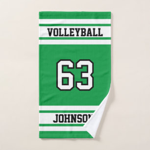 Voleibol verde y blanco 🏐 - 100% Personalizar