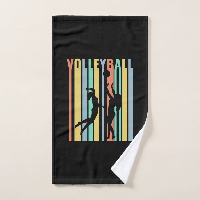 Voleibol  Voleibol de playa Retro  (Toalla de mano)