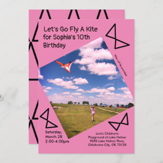 Volemos una invitación a una fiesta de cumpleaños 