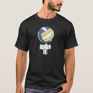 Volleyball Spike It! Camisetas Negras