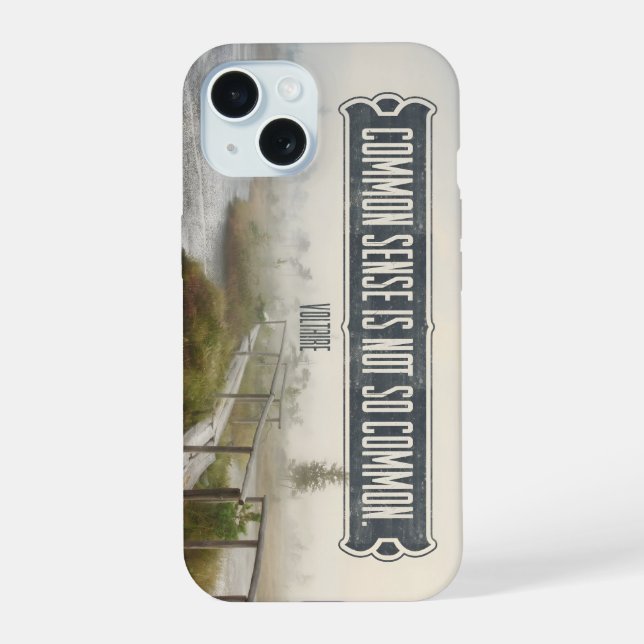 Voltaire Inspiradora cita "sentido común" (Reverso )