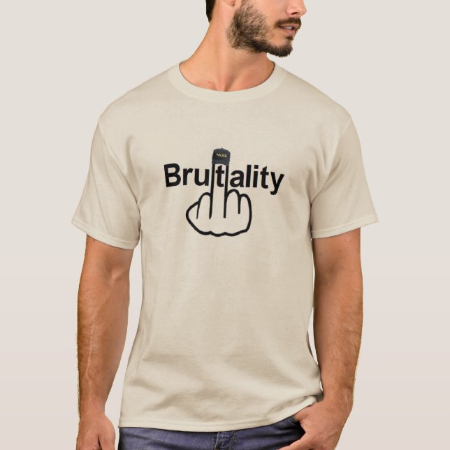 Voltean la brutalidad policial de las camisetas (Anverso)
