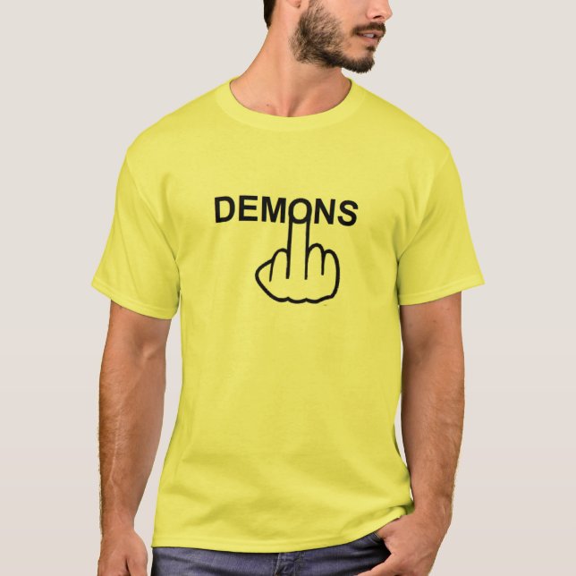 Voltean los demonios de las camisetas (Anverso)