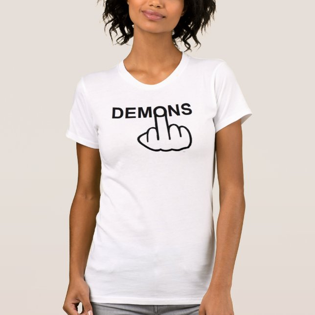 Voltean los demonios de las camisetas (Anverso)