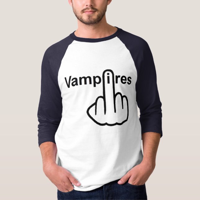 Voltean los vampiros de las camisetas (Anverso)