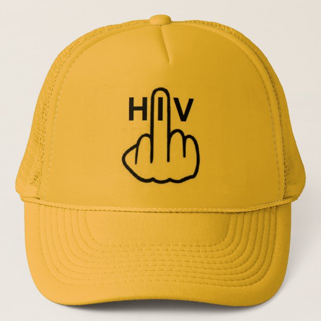 Voltear el VIH gorra (Anverso)