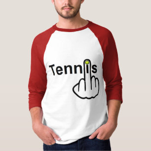 Volteo de tenis en camiseta