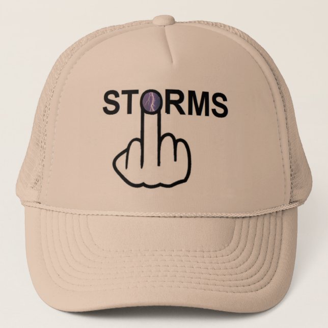Volteo de tormentas gorras (Anverso)
