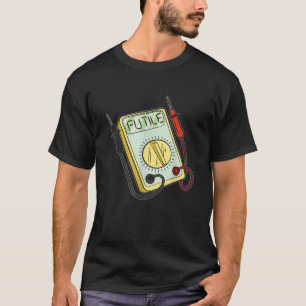 Voltímetro fútil Camiseta de Chiste eléctrico dive