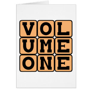 Volumen Uno, Primer Volumen