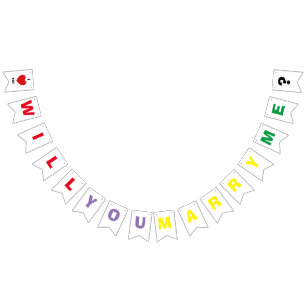 Voluntad colorida usted me casa - las banderas del