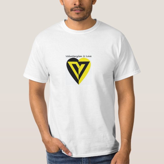 Voluntaryism es amor - camiseta (Anverso)