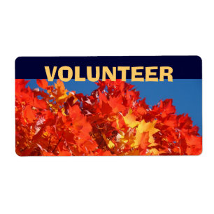 VOLUNTEER Nombre Etiqueta Etiquetas Otoño Sale per