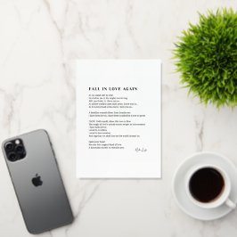 Volvamos a enamorarnos de la poesía