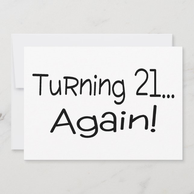 Volver a cumplir 21 años (Anverso)