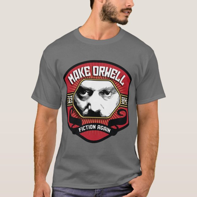 Volver a hacer una camiseta de Orwell Fiction (Anverso)