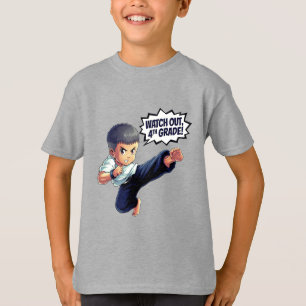 Volver a la escuela, camiseta de cuarto grado