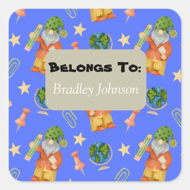 Volver A La Escuela El Tema Pertenece A Pegatina P (Anverso)