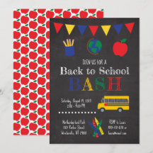 Volver a la invitación a fiesta escolar