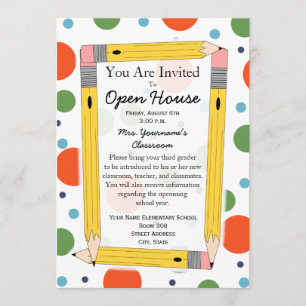 Volver A La Invitación A La Casa Abierta De La Esc