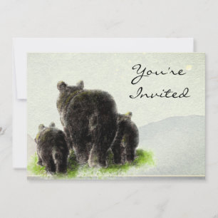 Volver a la naturaleza Invitación de cumpleaños an